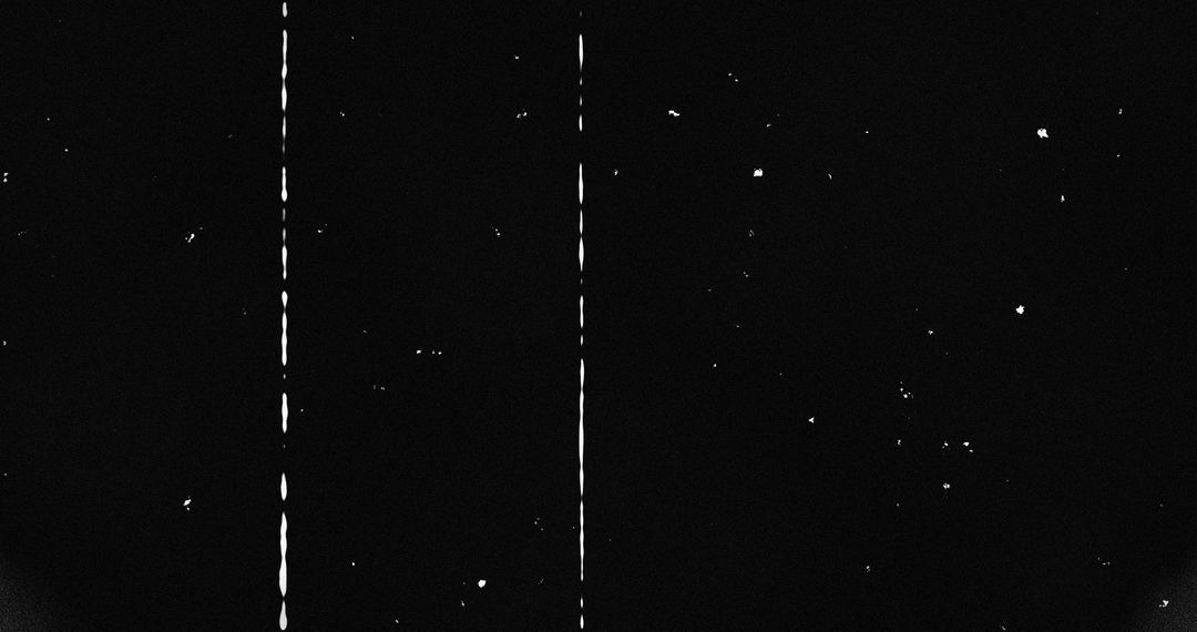 Abstract White Specks on Black Glitch Loop