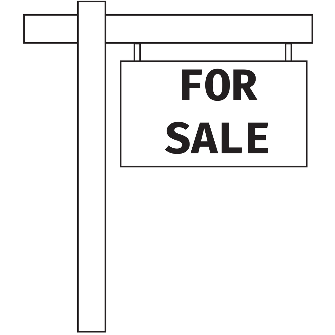 For Sale Vector Signboard Isolated on Transparent Background - Download Free Stock Images Pikwizard.com