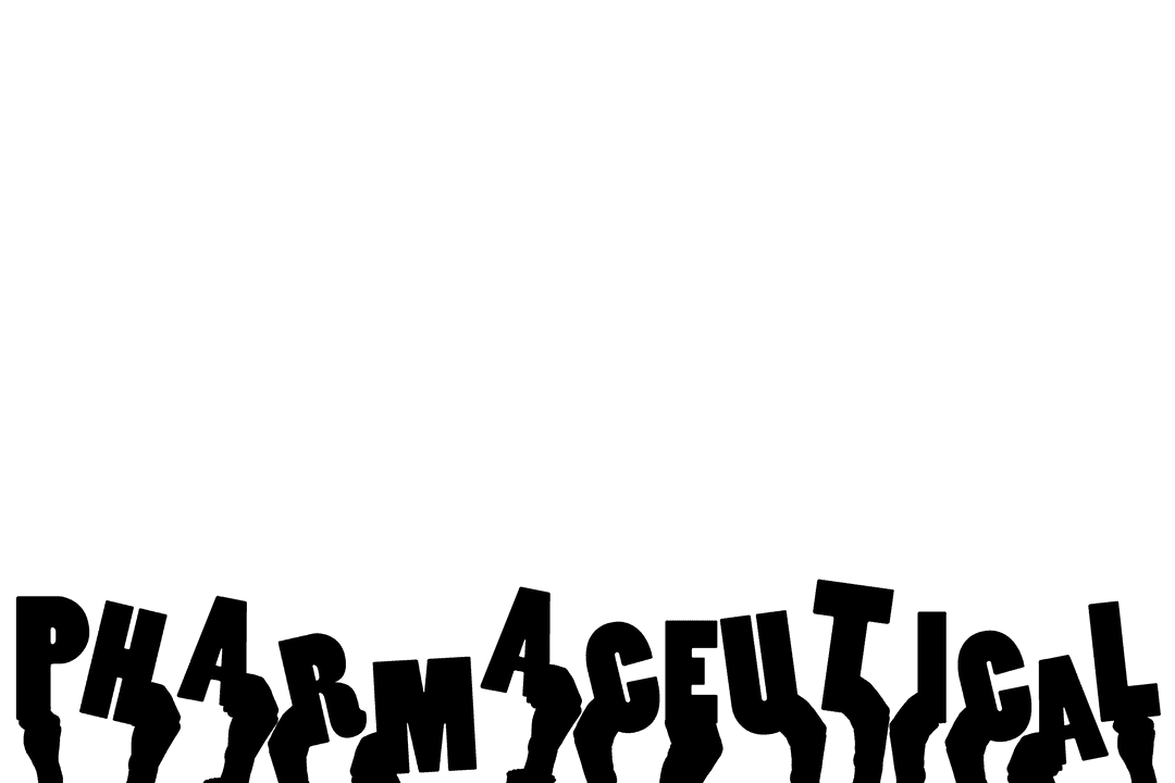 Transparent Medicine Text Held by Hands in Vector Illustration