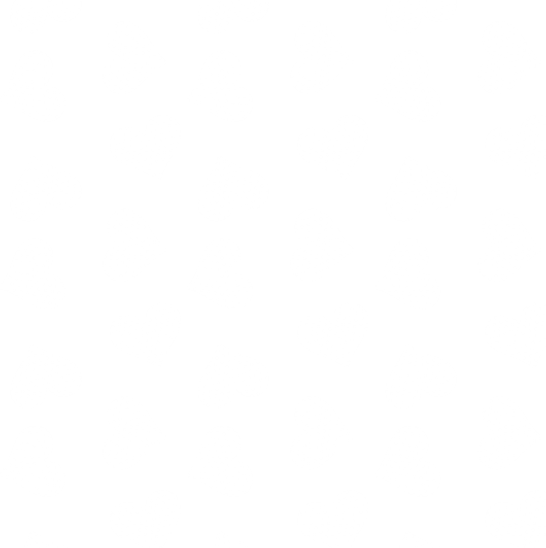 Chic Spotted Hearts Pattern on Transparent Background