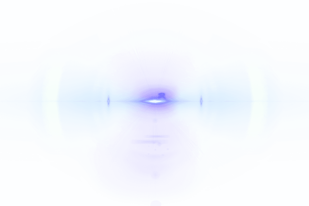 Digital Blue Light Waves on Transparent Background Illustration