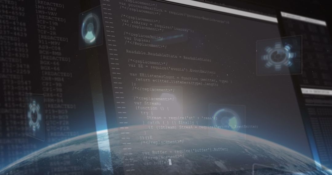 Futuristic Data Processing Over Earth with Holographic Interface