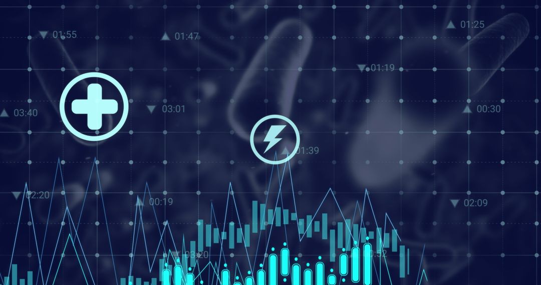 Medical Technology Concept with Data Analysis Overlay