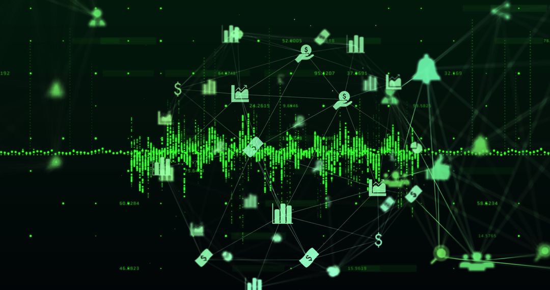 digital data network with global finance integration - Free Images, Stock Photos and Pictures on Pikwizard.com