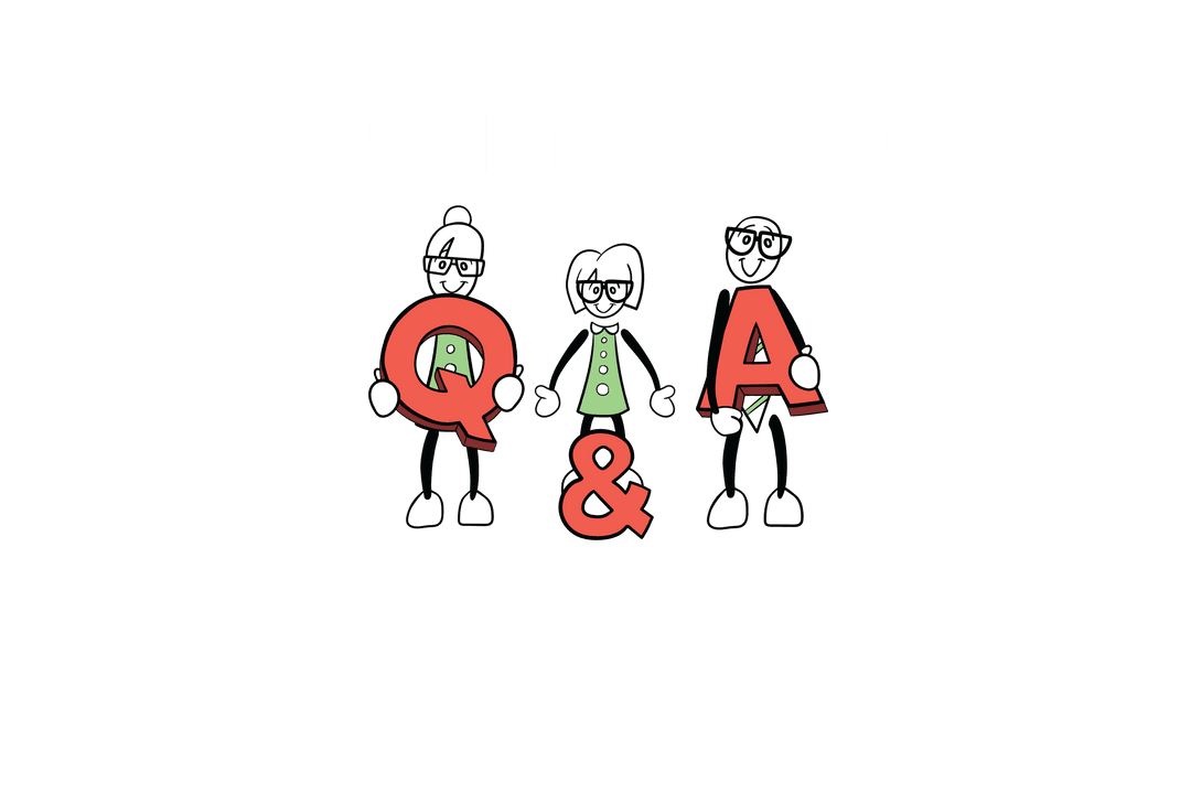 Online Help Illustration for Transparent Background