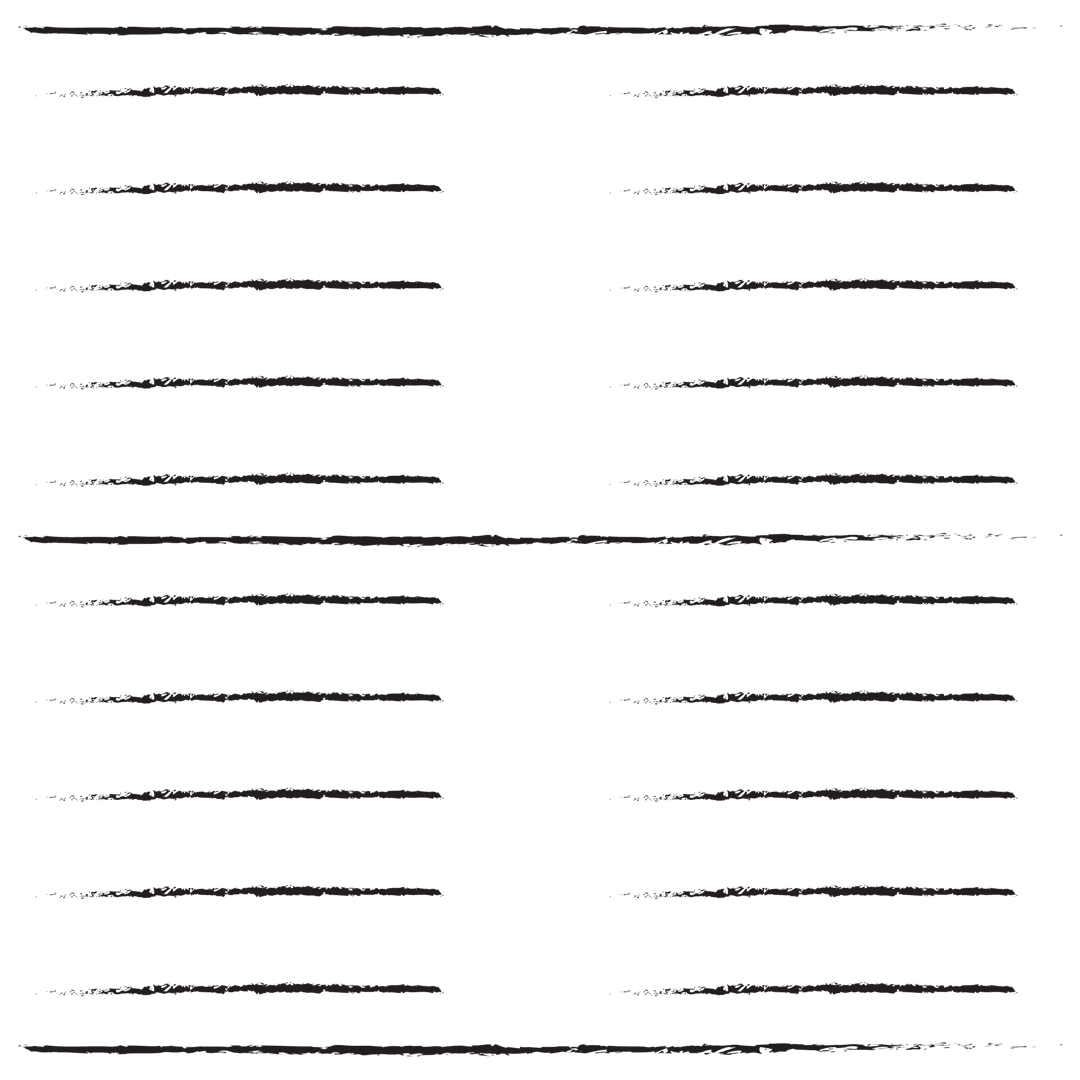 Black Horizontal Lines on Transparent Background Pattern Illustration