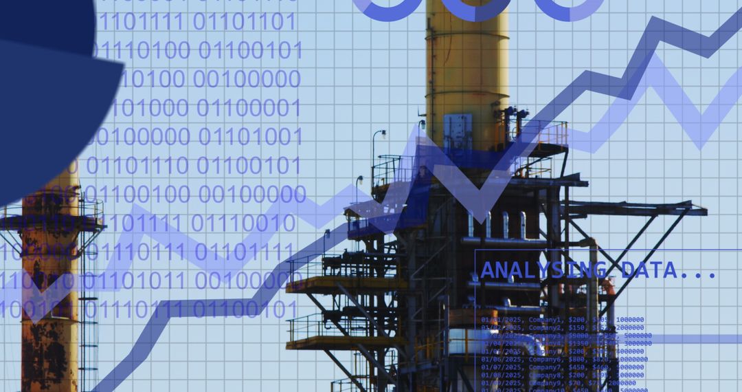 Digital Data Analysis over Industrial Factory Skyline