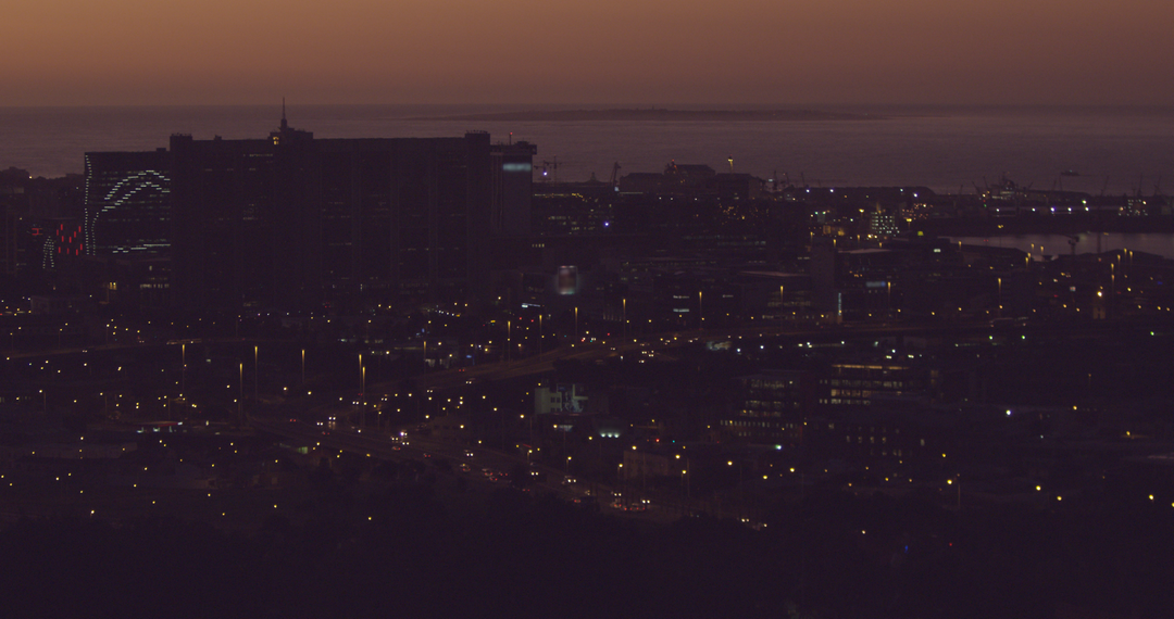 Night Cityscape with Transparent Background Showcasing Urban Skyline - Download Free Stock Images Pikwizard.com