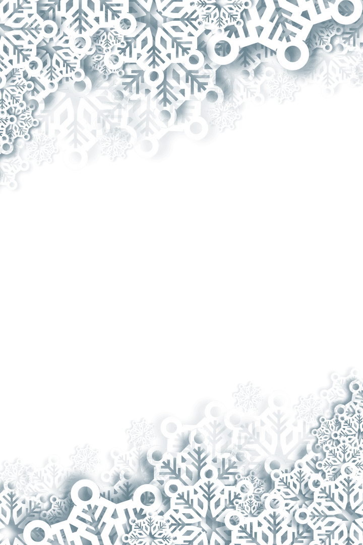 Transparent Snowflakes Vertical Border with Copy Space - Download Free Stock Images Pikwizard.com