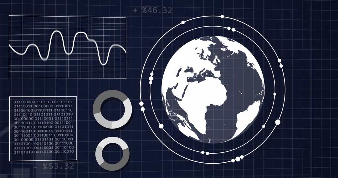Global Data Analytics and Financial Computing Concept Design - Free Images, Stock Photos and Pictures on Pikwizard.com