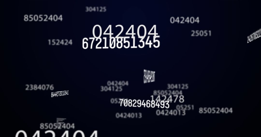Floating Dynamic Numbers in Digital Space