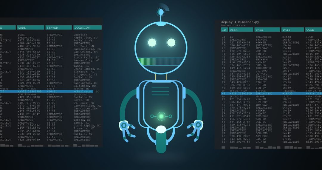 Futuristic AI Chatbot with Data Analytics Interface