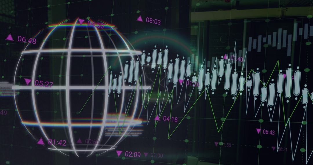 Digital Globe and Stock Market Graphs in Data Server Environment
