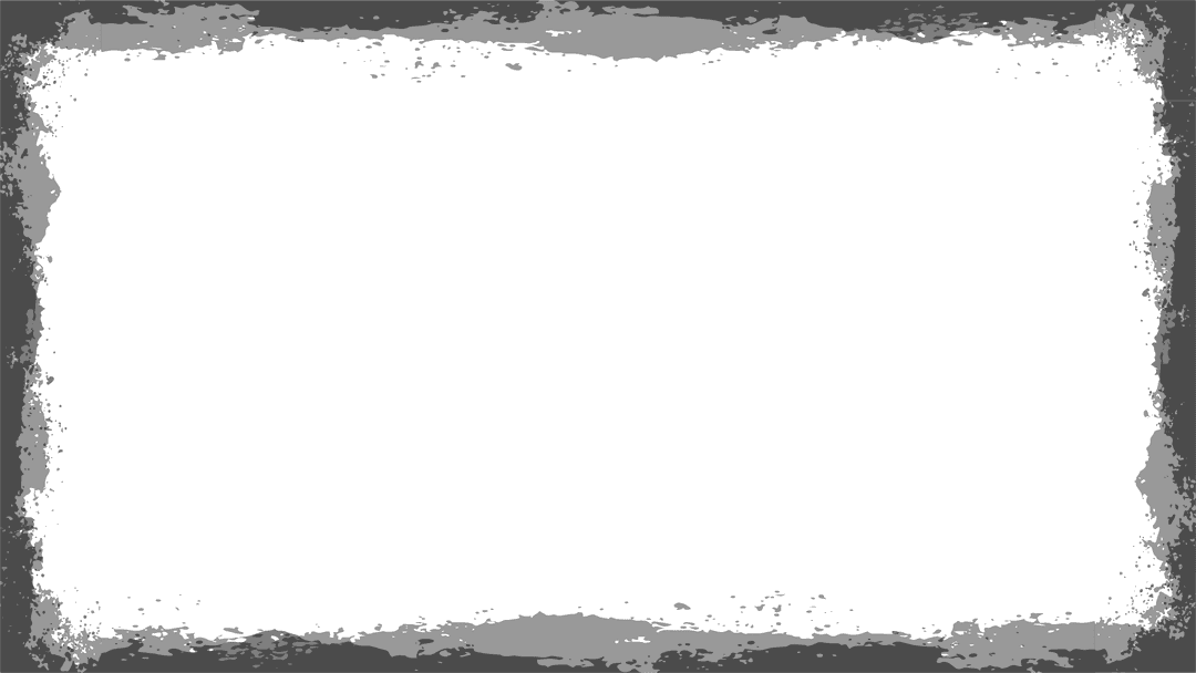 Teal Grunge Rectangle with Textured Edges on Transparent Background