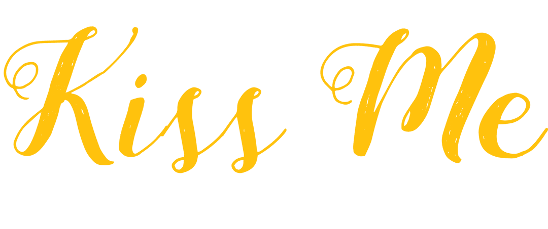 Elegant Kiss Me Text with Transparent Background