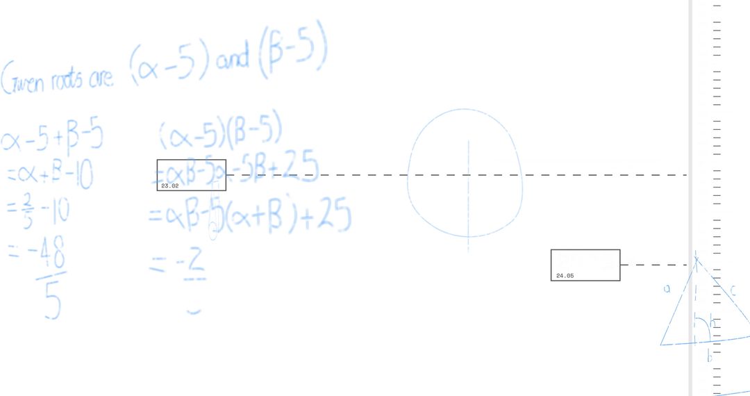 Mathematical Formulas and Data Processing on White Background