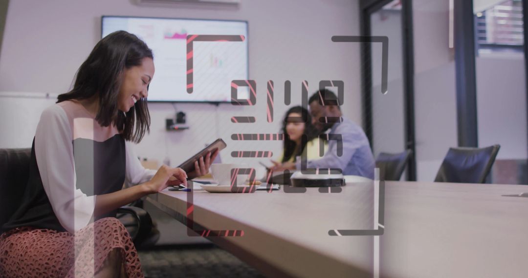 Digital Integration in Modern Business Meeting