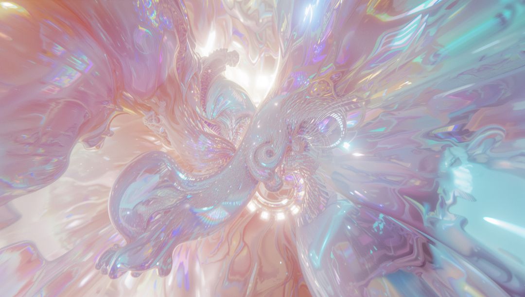 Holographic Pastel Vortex in Virtual Realm