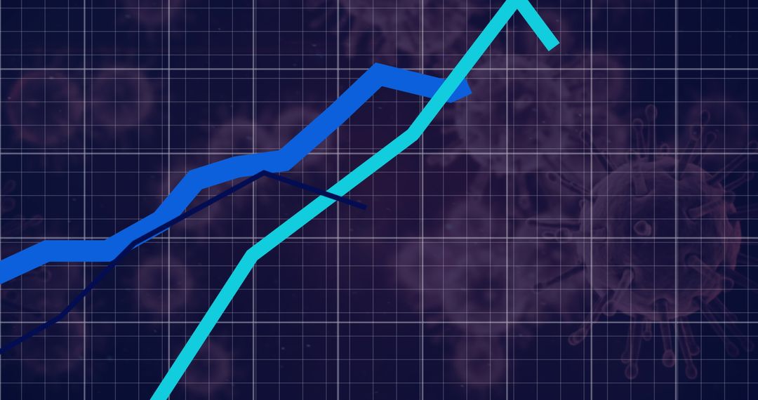 Rising Financial Trends with Virus Background in Digital Interface
