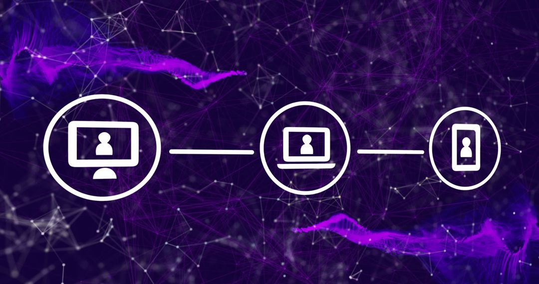 Digital Connectivity Highlighting Global Network Concepts
