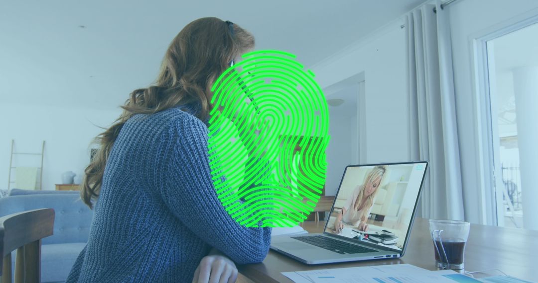 Biometric Security During Video Call at Home