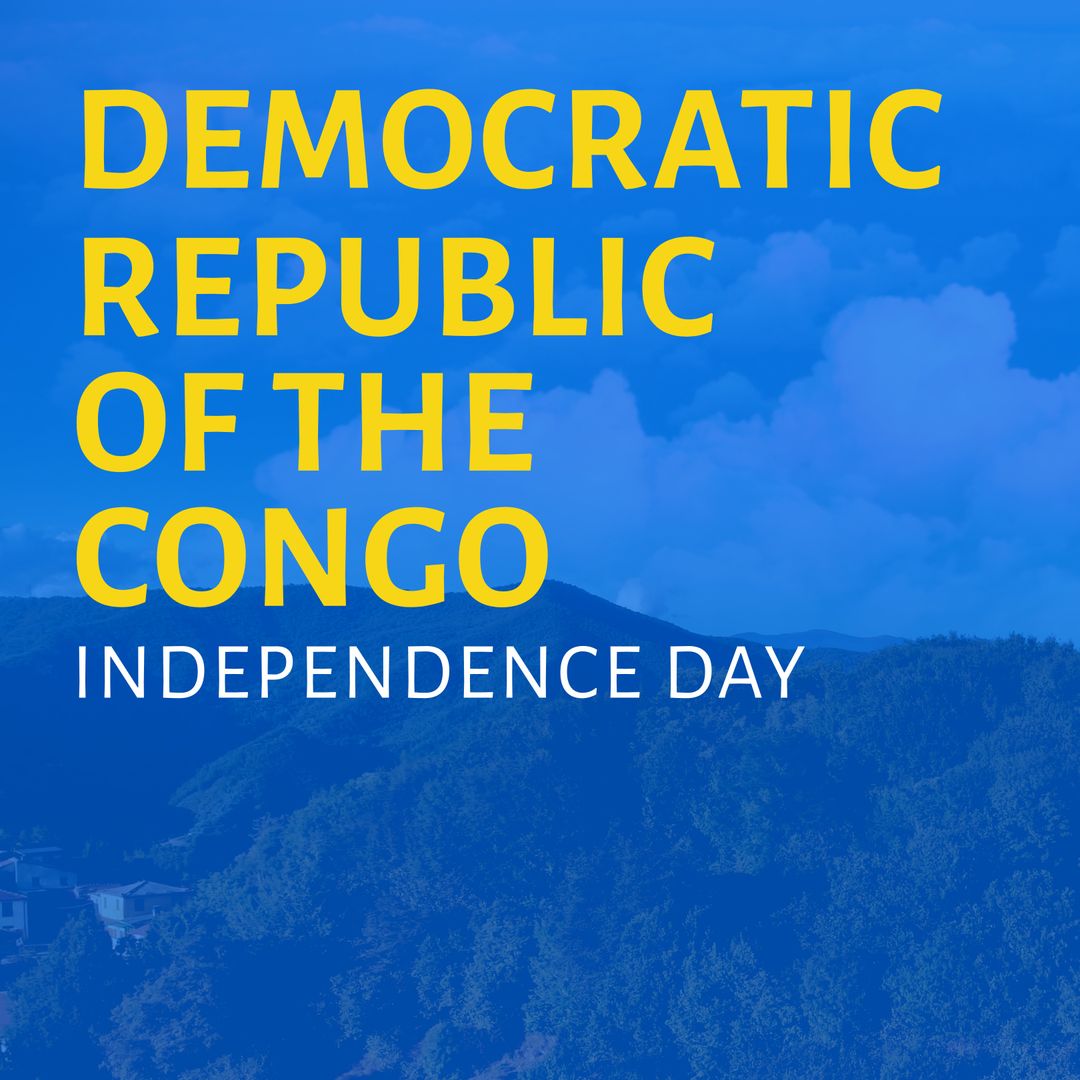 Democratic Republic of the Congo Independence Day Banner