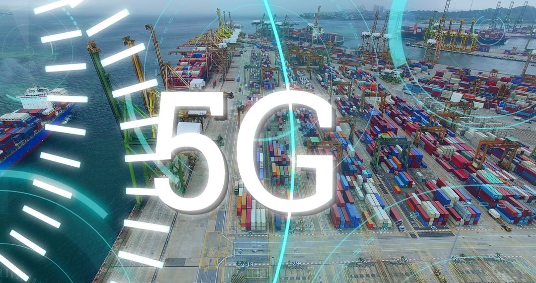 5G Integration in Modern Shipping Port Compound