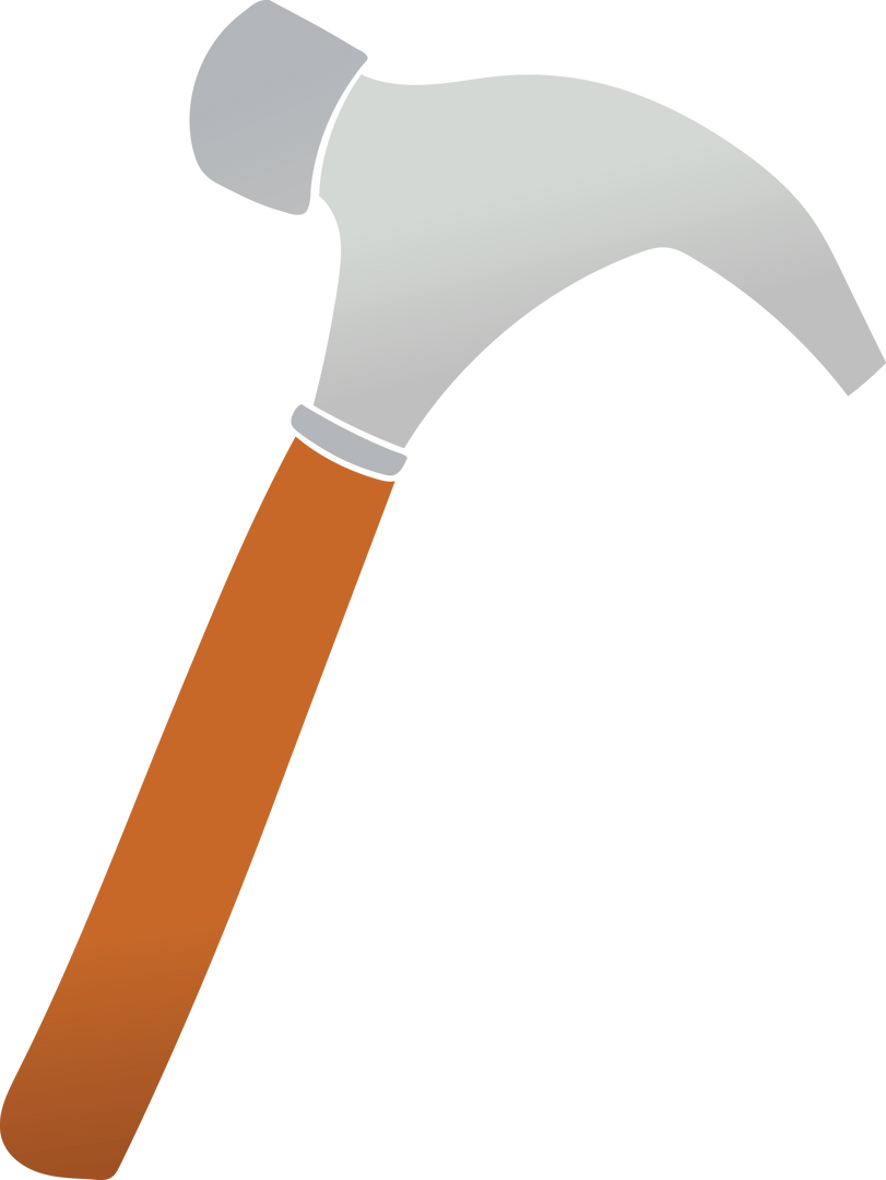 Digital PNG Illustration of Hammer on Transparent Background - Download Free Stock Images Pikwizard.com