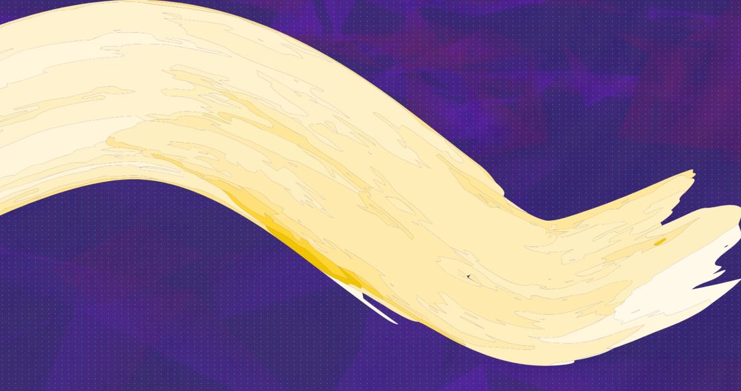 Abstract Spaghetti Strand with Vibrant Purple Background