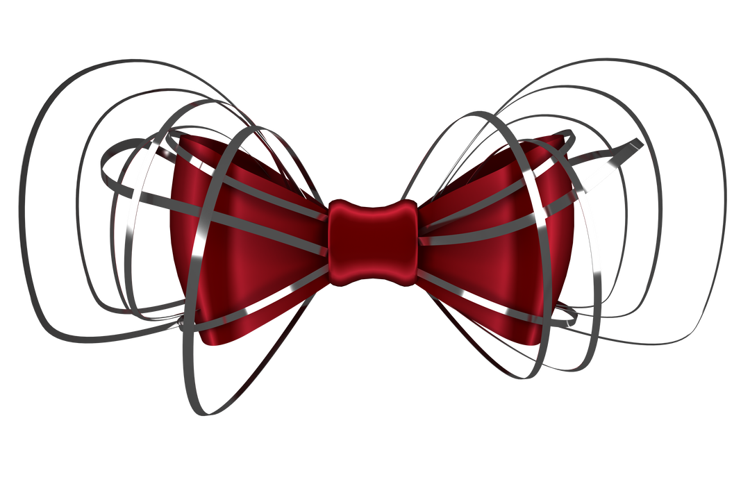 Digital Vector Illustration Red Bow Tie on Transparent Background for Celebration Obrasitve for Cele - Download Free Stock Images Pikwizard.com