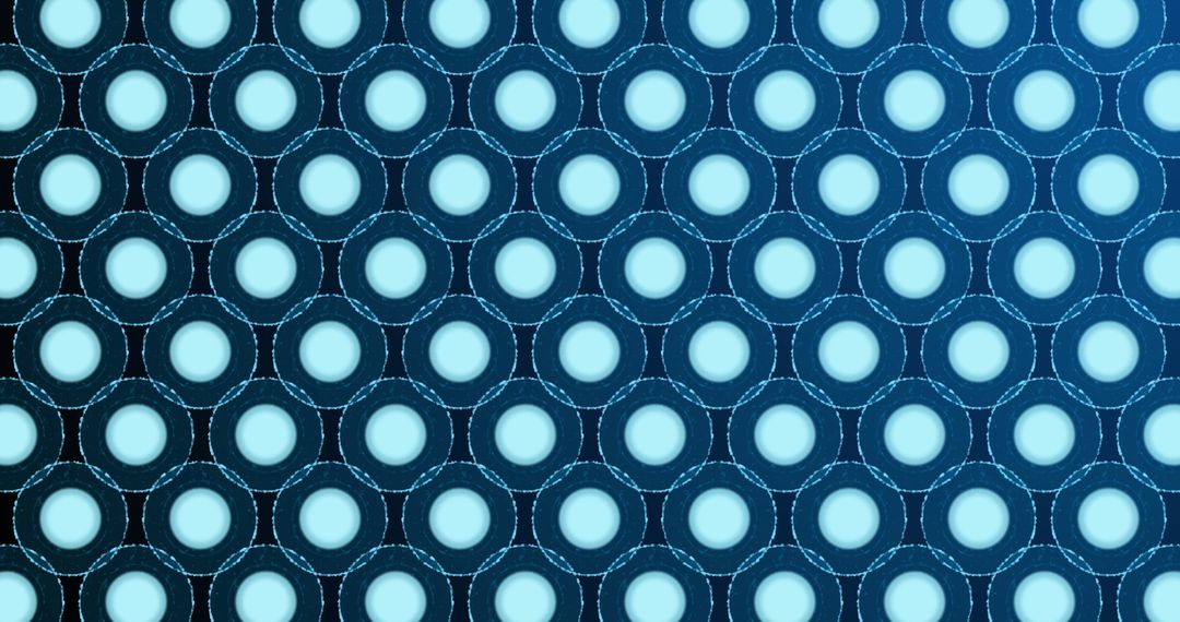 Digitally Generated Blue Cells with Illuminated Pattern
