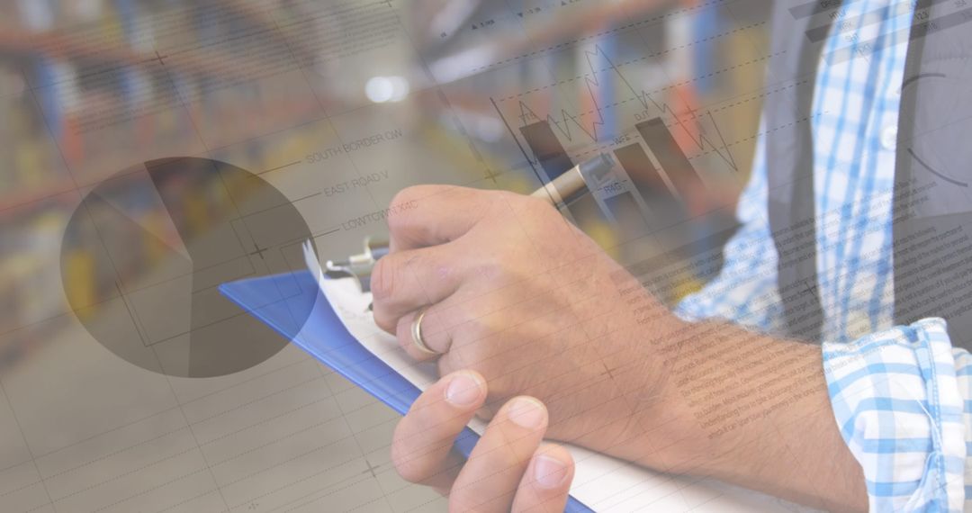 Warehouse Inventory Management with Data Processing Overlay