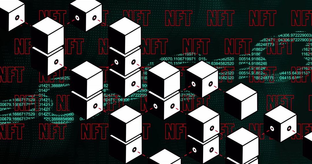 Abstract Digital Blocks and NFT Conceptual Design