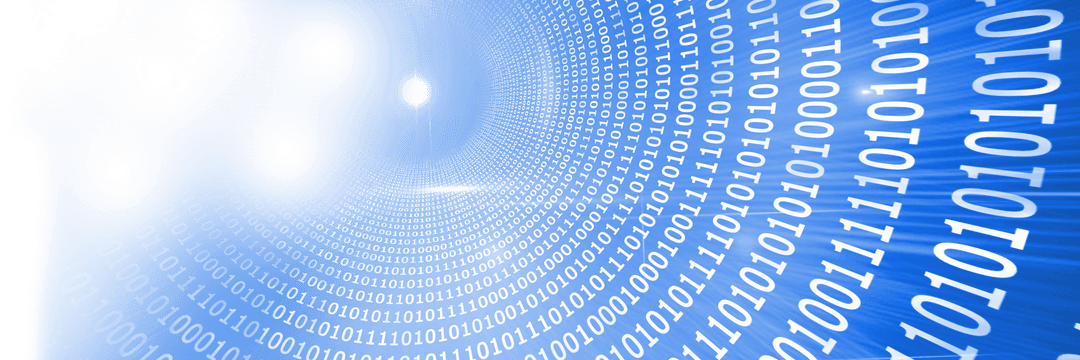transparent tunnel of binary code on blue background - Download Free Stock Images Pikwizard.com