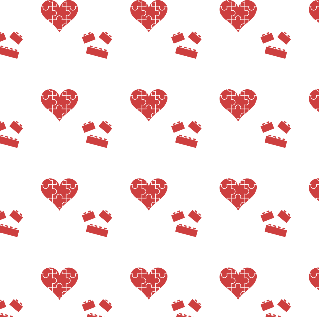 Red Hearts and Shapes Seamless Pattern on Transparent Background - Download Free Stock Images Pikwizard.com