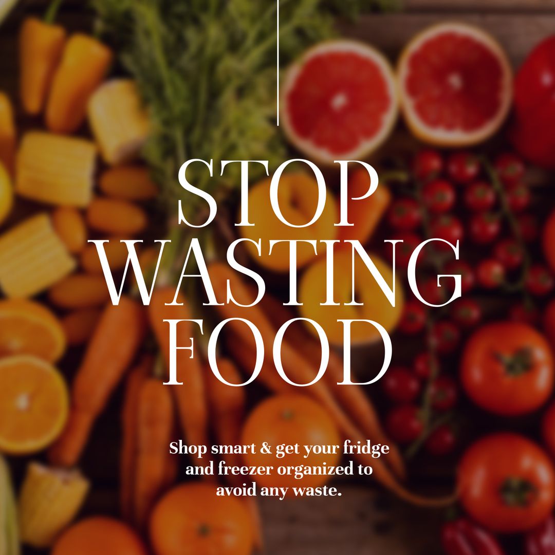 Stop Food Waste: Fresh Fruits and Vegetables Awareness