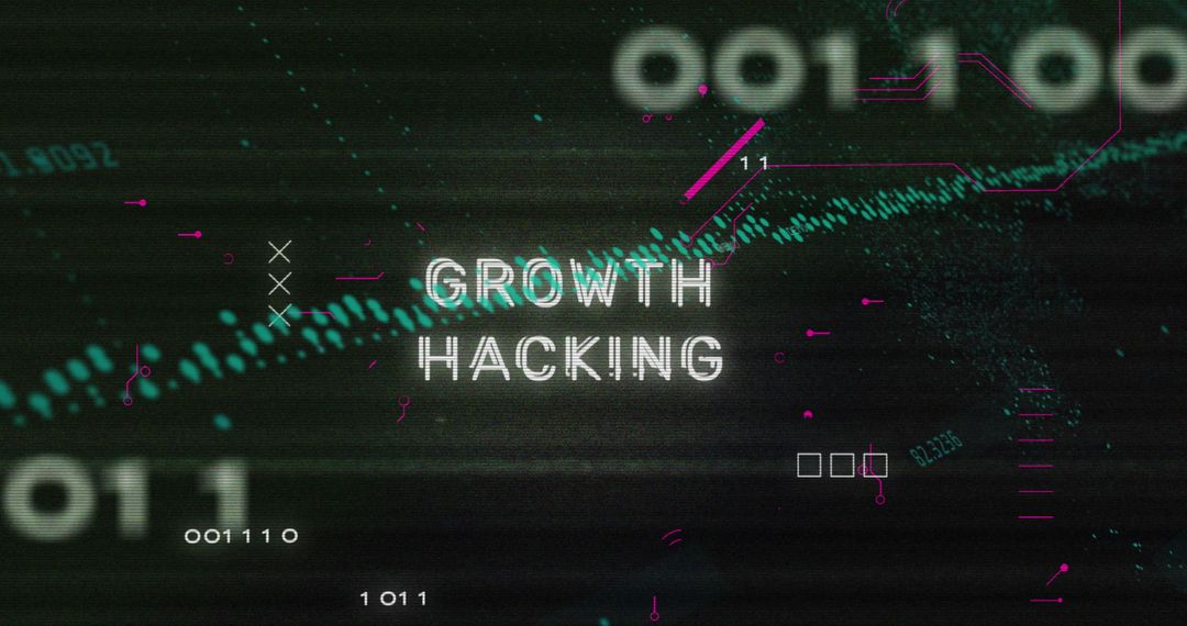 Digital Growth Hacking with Data Processing Elements - Free Images, Stock Photos and Pictures on Pikwizard.com