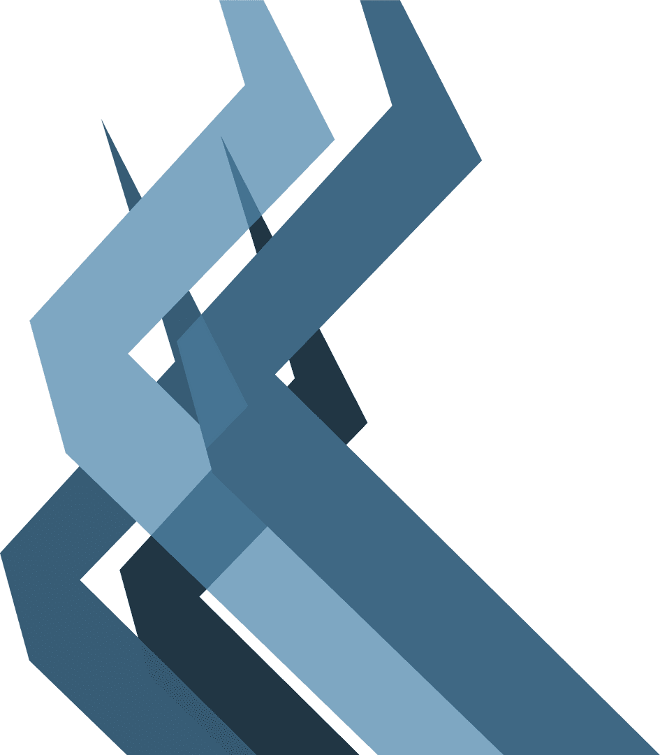 Abstract Blue Curved Lines on Transparent Background Illustration