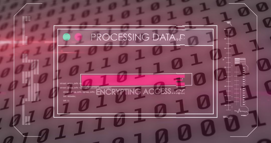 Digital Data Processing with Binary Code Overlay - Free Images, Stock Photos and Pictures on Pikwizard.com