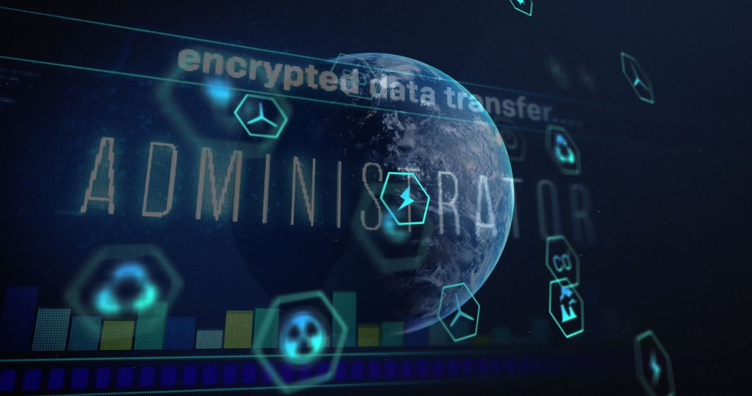 Digital Ecology and Sustainability Overlay on Earth