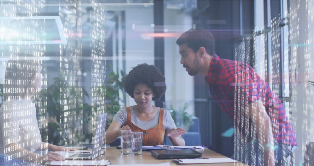 Data Processing Visualization with Diverse Business Team Collaboration