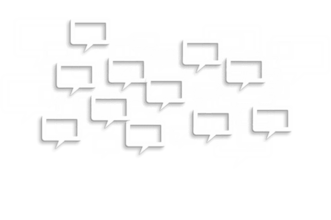 Overlapping Text Bubbles on Transparent Background Vector - Download Free Stock Images Pikwizard.com