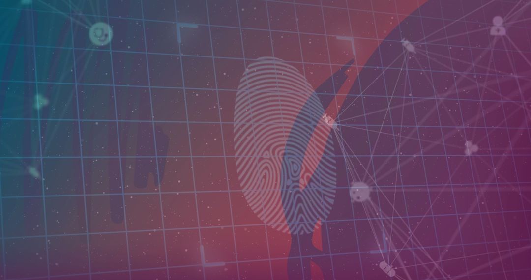 Digital Fingerprint Overlaying Global Network Connections