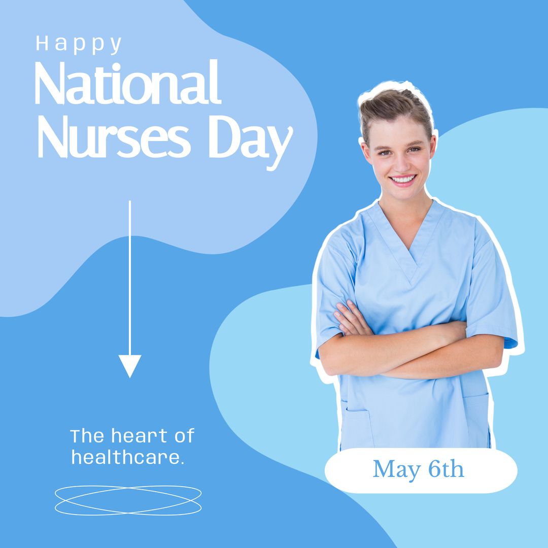 Celebrating National Nurses Day with Smiling Female Nurse