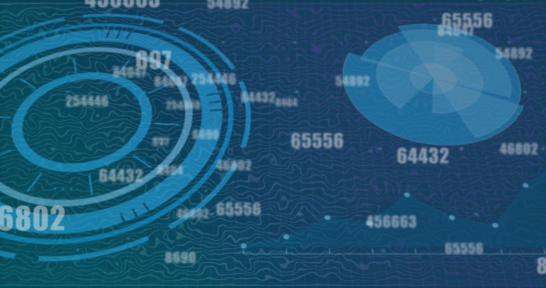 Abstract Digital Interface with Data Processing Graphics - Free Images, Stock Photos and Pictures on Pikwizard.com
