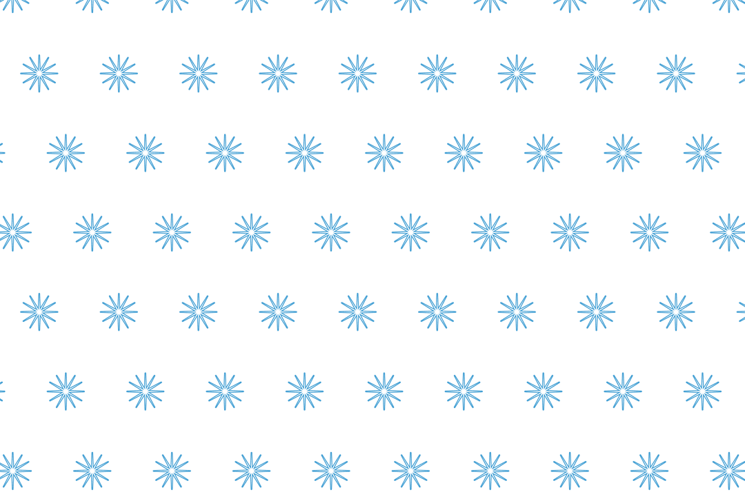 Blue Gears Pattern on Transparent Background for Seamless Designs