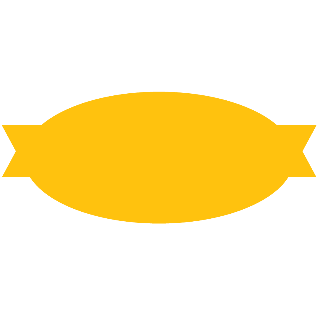 Yellow Badge Graphic with Transparent Background