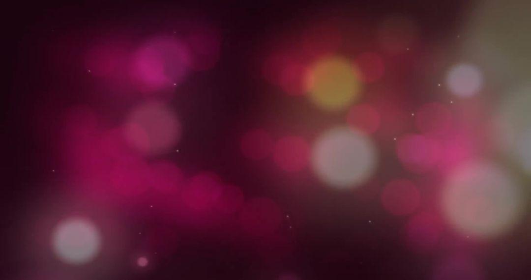 Abstract Glowing Light Spots with Motion Effect