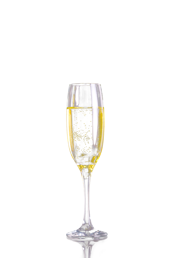 Glass of Champagne Illustration on Transparent Background Party Celebration - Download Free Stock Images Pikwizard.com