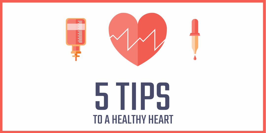 Heart Symbol Illustration for Health Tips and Medical Advice